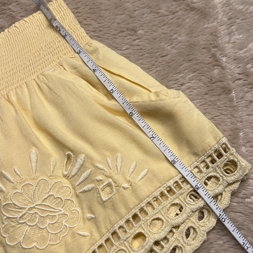 BILLABONG Summer Skies Yellow Embroidered Shorts - Picture 11 of 12